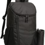 Hiking Backpack, Waterproof and Wear-resistant Lightweight Backpack Packable,Outdoor Travel Camping Daypack Foldable-BLACK