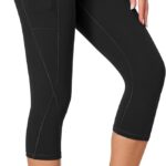 Capri Leggings for Women High Waisted Capri Leggings with Pockets for Women Tummy Control Yoga Pants Women