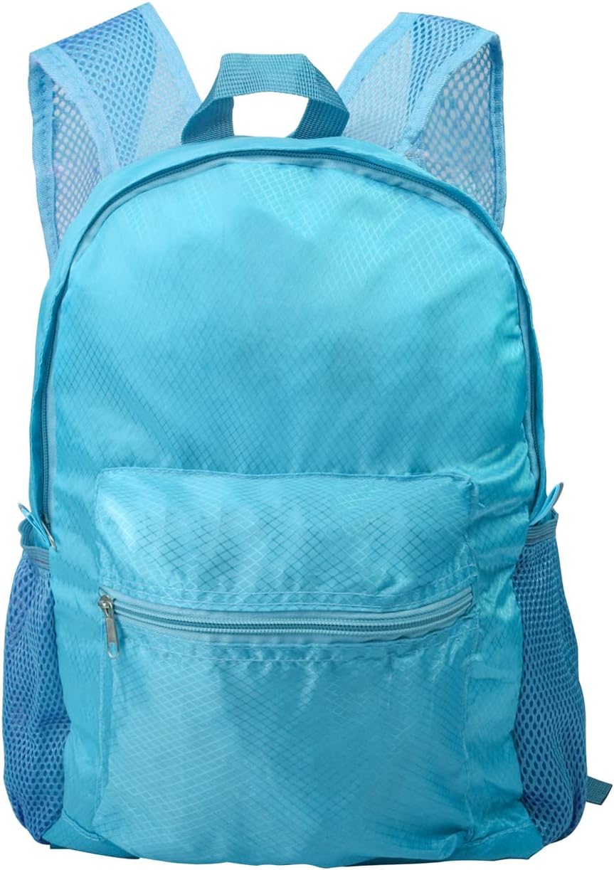 61g9CH36-L._AC_SL1500_.jpg 25L Backpack Packable Foldable Ultra Lightweight Water Resistant Durable Camping Travel Hiking Daypack for Men Women (Blue) - Image 1