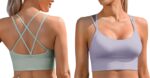 3 Pack Strappy Sports Bra for Women Sexy Crisscross for Yoga Running Athletic Gym Workout Fitness Tank Tops - Image 2