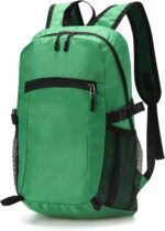Lightweight Hiking Backpack,Waterproof Small Hiking Daypack,Foldable Backpack for Travel,Ultralight Camping Green
