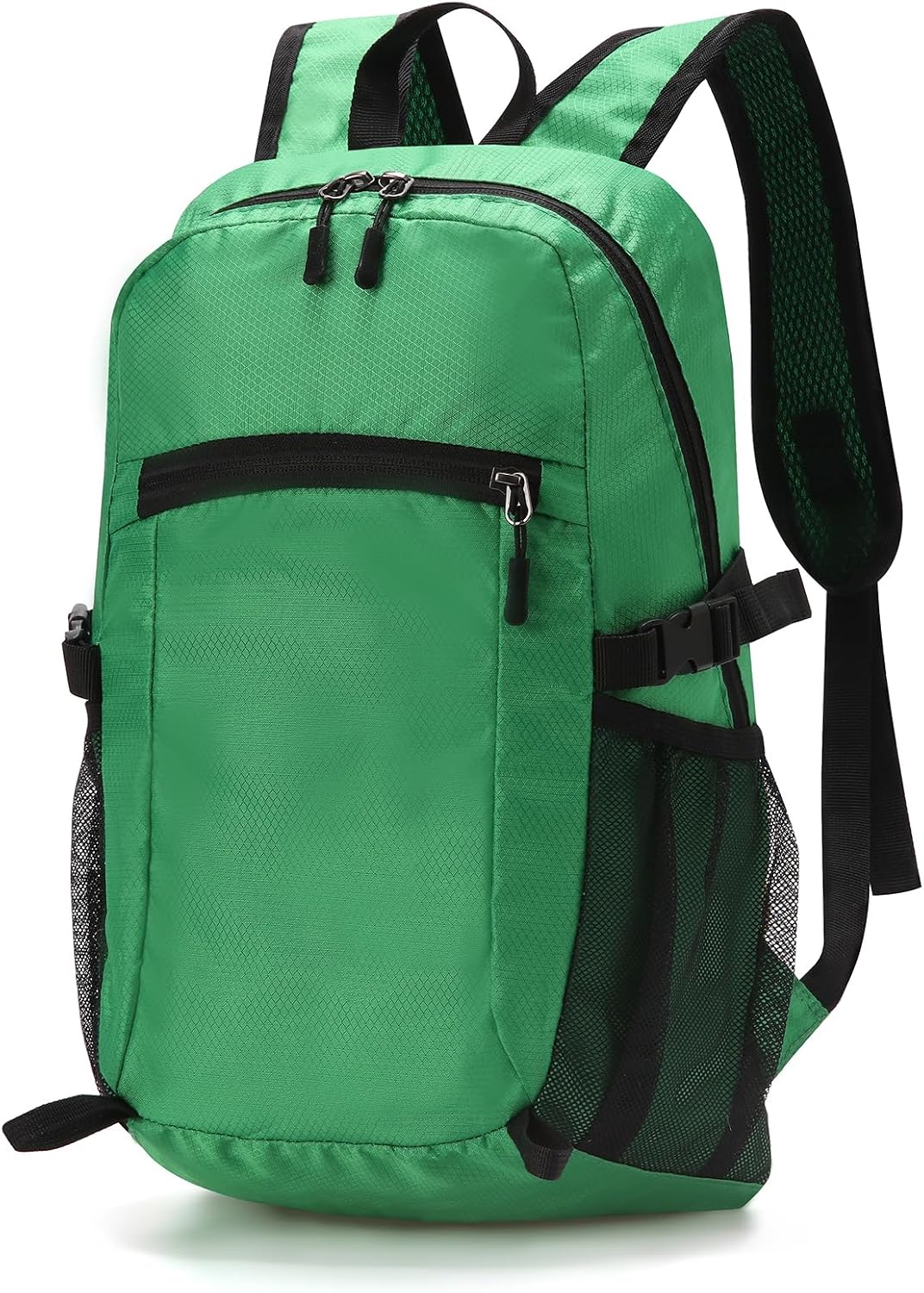 71H7n4KaACL._AC_SL1500_.jpg Lightweight Hiking Backpack,Waterproof Small Hiking Daypack,Foldable Backpack for Travel,Ultralight Camping Green - Image 1