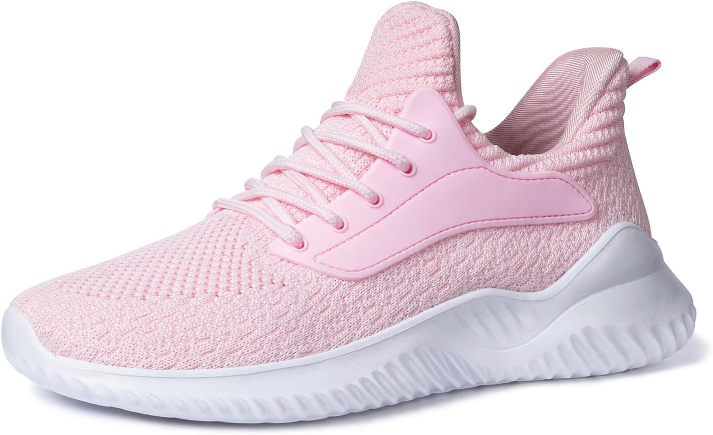 71MZYm4FWRL._AC_SL1500_.jpg Women Walking Shoes - Slip On Tennis Running Shoes Memory Foam Lightweight Work Sneakers for Indoor Outdoor Gym - Image 1