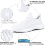 Women Slip On Running Shoes Non Slip Walking Shoes Lightweight Gym Workout Shoes Breathable Fashion Sneakers - Image 2