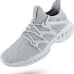 Men's Slip on Walking Shoes Lightweight Breathable Non Slip Running Shoes Athletic Gym Tennis Shoes Sneakers for Men