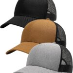 Structured mesh baseball cap